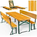 Produktbild: Bierzeltgarnitur 3-tlg mit Rückenlehne 170x70x75cm