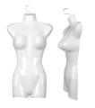 Produktbild: 2x Halbschale mit Haken Damentorso Damenbüste Oberkörper Schaufensterpuppe Torso