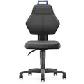 Produktbild: Forum Arbeitsstuhl mit Rollen Supertec - blauer Griff , 4260612427