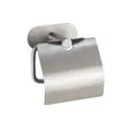 Produktbild: Wenko Toilettenpapierhalter 'Orea' Edelstahl matt mit Deckel