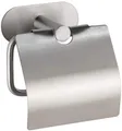 Produktbild: WENKO Edelstahl Toiletten Papier Rollen Halter OREA ohne bohren Bad Wand WC