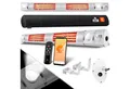 Produktbild: KESSER Terrassenstrahler, Infrarot Heizstrahler 3000W Heizer IR-Gastro-Bar + LED, Fernbedienung