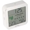 Produktbild: Technoline WL 1020 - Luftgütemonitor, Innenluftfeuchtigkeitsanzeige mit Quarzuhr, Anzeige der Lüftgüte durch 5 Sternsymbole in 11 Stufen