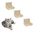 Produktbild: Katzenregal Kletterwand Wandmontage Katzenmöbel Katzenstufen Katzenbett 3 Stufen (10798)