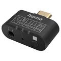 Produktbild: Hama Audio-Adapter USB-C auf 3,5mm Klinke AUX + Mikrofon + Equalizer Smartphone