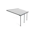 Produktbild: Palram Canopia Feria Terrassenüberdachung anthrazit 546x295x260-305 in cm (LxBxH)