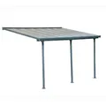 Produktbild: Palram - Canopia Terrassenüberdachung Feria Anthrazit 295x546x305 cm - Grau