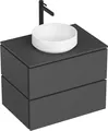 Produktbild: hansgrohe Waschtischunterschrank Xilesa E 2 SBK o PushO., 780x550mm, schiefergr ma
