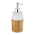 Produktbild: relaxdays Seifenspender 10028812_0 braun Bambus, Keramik 225,0 ml, 1 St.