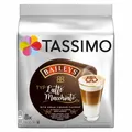 Produktbild: TASSIMO Latte Macchiato Baileys Kaffee Liköraroma Milchkaffee 8 KAPSELN T-Disc