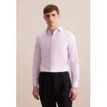 Produktbild: seidensticker Businesshemd Schwarze Rose Slim 1/1 Kentkragen Uni lila M (39)