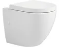 Produktbild: Wand-WC Set Cozy Tiefspüler ohne Spülrand weiß glänzend mit WC-Sitz 1271857