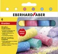 Produktbild: 6 EBERHARD FABER Straßenmalkreide Glitzer, 6er Kartonetui