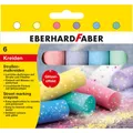 Produktbild: EBERHARD FABER Straßenmalkreide Glitzer farbsortiert 6 St.