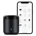 Produktbild: Broadlink RM Mini 3, Smart Home Hub, Intelligente WLAN-IR-Universal-Fernbedienung, eine für alle Infrarot-Steuergeräte, Schwarz