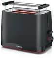 Produktbild: Bosch TAT3M123 Toaster, 950 W, 2-Scheiben, Automatische Endabschaltung, Nachtoastfunktion, Stoptaste, schwarz
