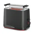 Produktbild: Bosch TAT3M123 Elektrischer Toaster 950 W – 2 unabhängige Kammern, 7 Stufen