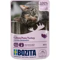 Produktbild: Bozita Pouch Häppchen in Soße mit Pute | 12 x 85g Katzenfutter nass