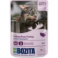 Produktbild: Bozita Pouch Häppchen in Soße mit Pute | 12 x 85g Katzenfutter nass