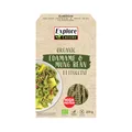 Produktbild: Explore Cuisine Bio Fettuccine aus Edamame (grüne Sojabohnen) und Mungobohnen – Glutenfreie Nudeln, pflanzliche Protein Pasta ohne Zusatzstoffe, wenig Kohlenhydrate, vegan, 200g