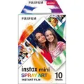 Produktbild: Fujifilm Sofortbildfilm Instax Mini Spray Art, 8,6 x 5,4cm, 10 Blatt