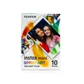 Produktbild: Fuji Instax Mini Spray Art 10 Blatt Graffiti Rahmen Design Film
