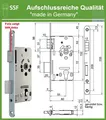 Produktbild: SSF Zimmertür Einsteckschloss PZW 20/ 55/72/8 mm DIN rechts abgerundet Klasse 2