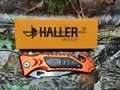 Produktbild: HALLER  Taschenmesser / Rettunsmesser - RESCUE ORANGE - NEU & ovp - 84659