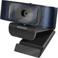 Produktbild: LogiLink Webcam LL1 Pro, UA0379, dunkelblau, USB-A, mit Mikrofon und Abdeckung, Full-HD (1080p)