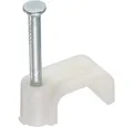 Produktbild: Inline Kabelbinder InLine® 44020 Kabelschelle 8mm eckig, weiß, 100 Stück