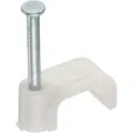 Produktbild: InLine Kabelschelle 8mm eckig - weiß - 100stk. # 44020