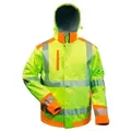 Produktbild: elysee® Warnschutz-Softshelljacke RICKMER, Gelb/Orange 1 Stück, Größe: 3XL