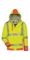 Produktbild: elysee Warnschutz-Softshelljacke Rickmer Größe XXXL gelb/orange