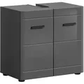 Produktbild: Waschbeckenunterschrank 60 cm x 56 cm x 34 cm Grau-Grau
