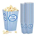 Produktbild: Popcorntüten Popcornbecher Popcornbehälter 48 Stück Retro-Popcorntüten 16 cm