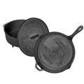 Produktbild: Camp Chef Cast Iron Set National Park Dutch Oven Grillpfanne Gusseisen