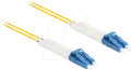Produktbild: DELOCK 88071 - LWL Kabel LC Duplex Singlemode OS2 winkelbar 2 m