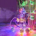 Produktbild: LED Marokkanische Lichterkette Farbig Batterie - 300CM & 20LED Kugeln Deko ✨🎈🎄