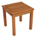 Produktbild: Beistelltisch Gartentisch Kaffeetisch Gartenmöbel Tisch VARADERO 40x40cm Holz