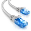 Produktbild: deleyCON 1,5m CAT.6 Ethernet Gigabit Lan Netzwerkkabel RJ45 CAT6 Kabel Patchkabel Kompatibel zu CAT.5 CAT.5e CAT.6a Cat.7 - Grau