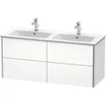 Produktbild: Duravit XSquare Waschtisch-Unterschrank XS417501818 128x56x47,8cm, 4 Schubkästen, weiß matt