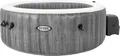 Produktbild: Intex Whirlpool Pure SPA Bubble Massage Greywood Deluxe - Ø 196 x 71 cm, für 4 Personen, Fassungsvermögen 795 l, graue Holzoptik, 28440