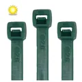 Produktbild: RheVeTec RheFLEX Kabelbinder Kabelbinder UV Solar 100 Stück, Grün (HQ Profi Spar Set, Premium HQ) UV stabilisiert grün 250 x 7,6 mm