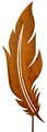Produktbild: Rost Gartenstecker Feder - Edelrost Gartendeko Metall Gartendekoration Rostdeko