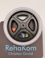 Produktbild: Rollatorrad Rad Reifen Ersatzrad Rollatoren 185 mm  x  30  mm M8 Achse 42 mm