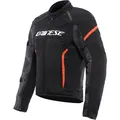 Produktbild: Herren Motorrad Jacke 48 - Dainese Air Frame 3 - schwarz-schwarz-fluorot