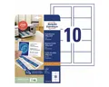 Produktbild: Avery Zweckform Visitenkarten, 25 Blatt = 250 Karten, blanko, weiß-matt