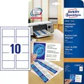 Produktbild: AVERY Zweckform Visitenkarten 85 x 54 mm weiß 250 Visitenkarten