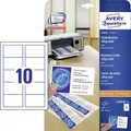 Produktbild: Avery-Zweckform C32010-25 Bedruckbare Visitenkarten, microperforiert 85 x 54 mm