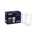 Produktbild: DeLonghi 2x Gläser Glas Borosilikatglas Doppel Wand Thermal 490ml Elegante